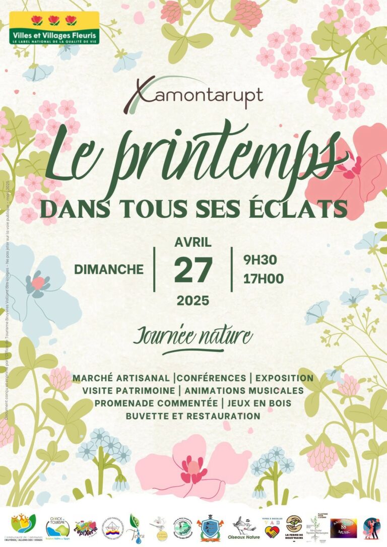 Marché artisanal à Xamontarupt le 27 avril 2025