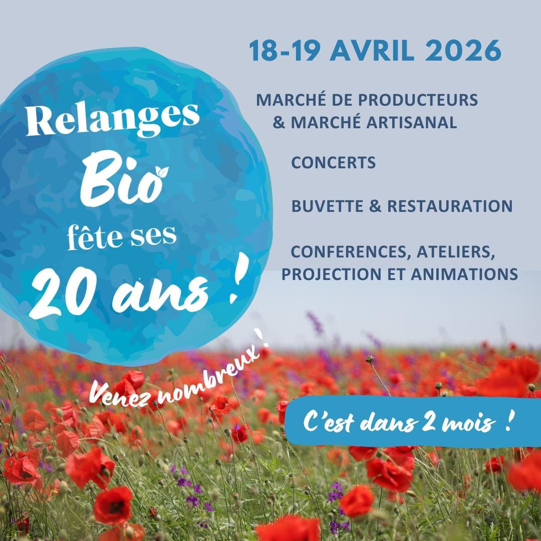 La Pépinière Mairôvosgiens sera à la 20ème édition « Relanges Bio » 2026